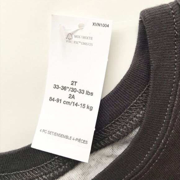 Old Navy NWT Go Bananas 4pc pajama set 2T - Picture 7 of 7